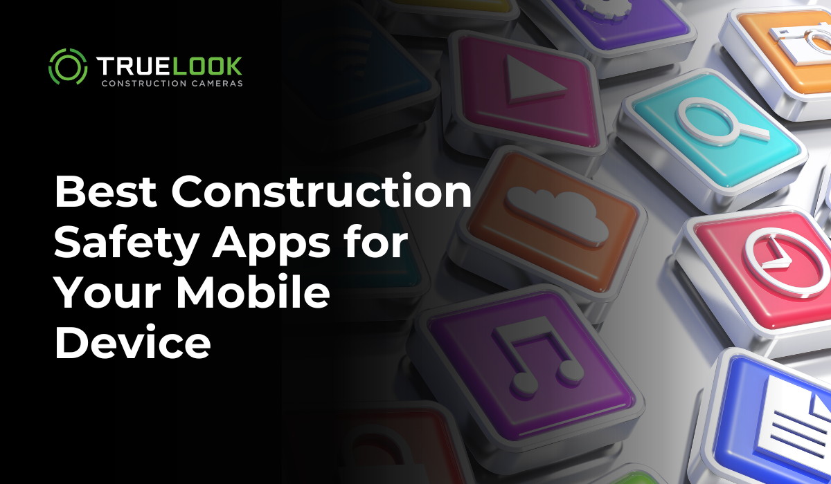 Picture of multiple construction safety apps for mobile devices